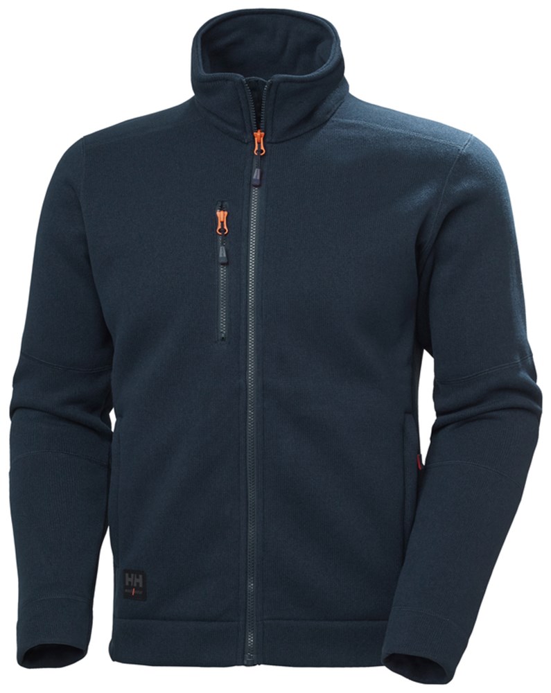 [7040056955582] Helly Hansen 72250 KENSINGTON KNIT FLEECE JACKET (NAVY - 590 (590), XS)