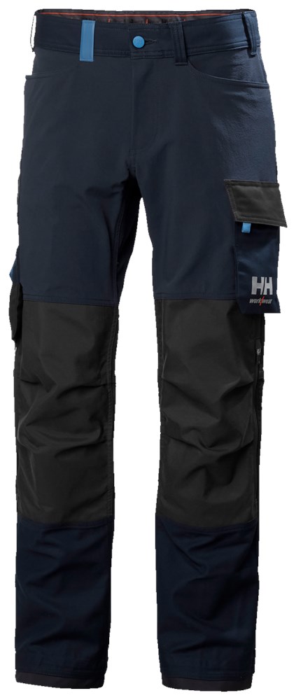 [7040058040675] Helly Hansen 77407 OXFORD 4X WORK PANT (EBONY/BLACK - 989 (989), C44)