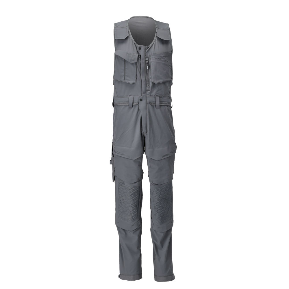 [22069-311-89-76C46] Mascot CUSTOMIZED 22069 Bodybroek met kniezakken (steengrijs (89), C46 / 76)