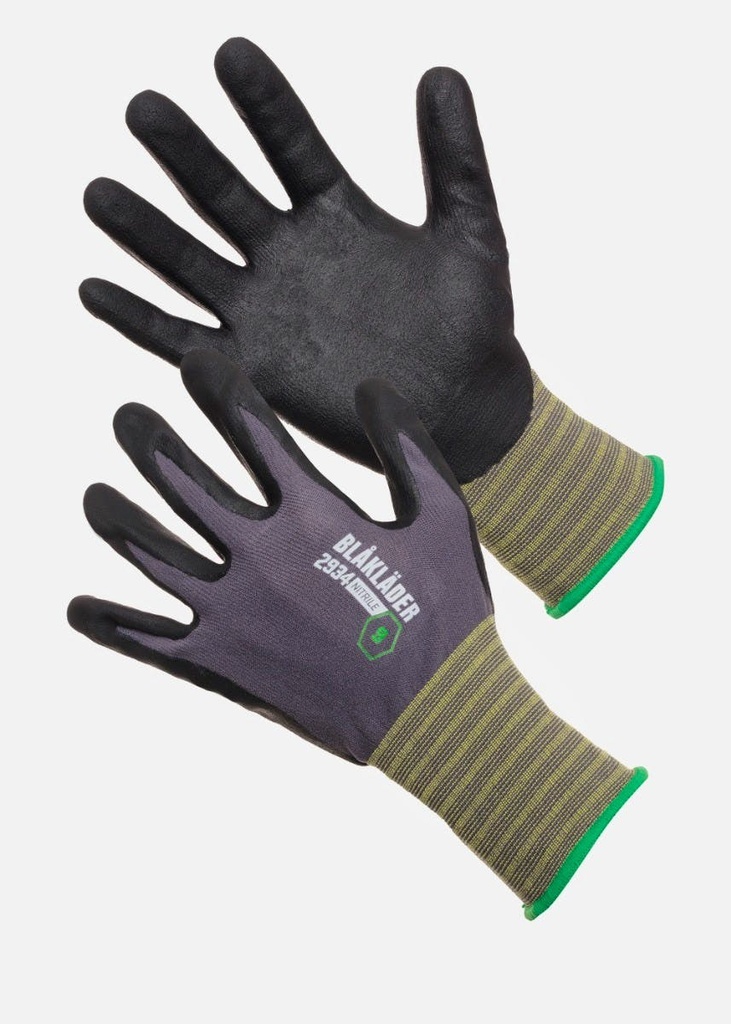 [2934-1456-9400-10] Blaklader 2934-1456 Werkhandschoenen met nitrilcoating