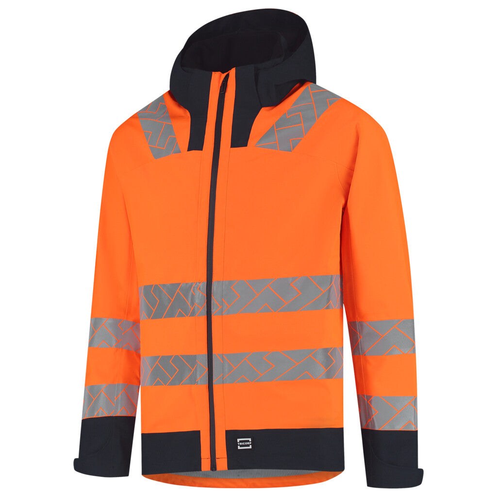 [8718326586901] Tricorp 406108 Regenjas Techshell High Vis Redefined