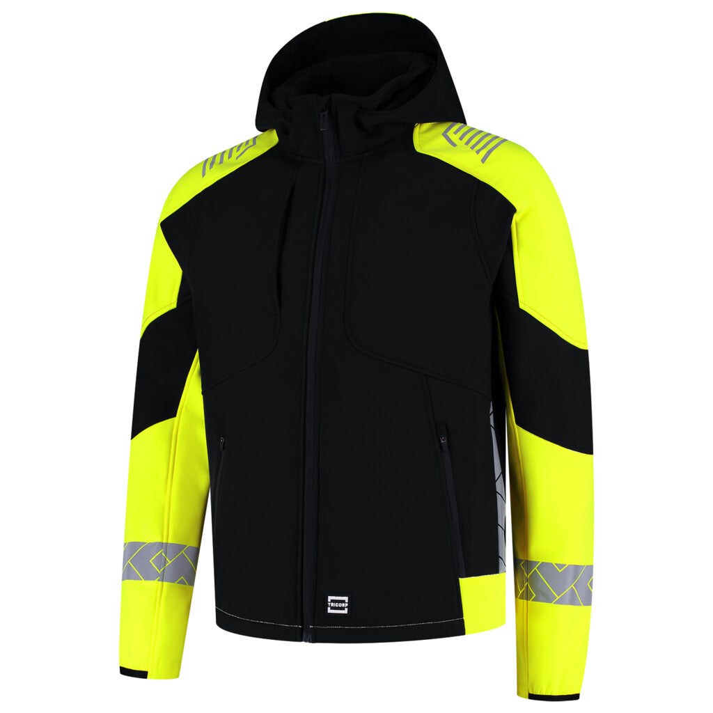[8718326587441] Tricorp 406111 Softshell Capuchon Reflective Redefined