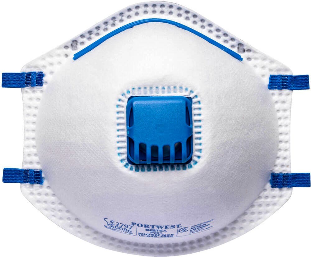 [P201WHR] Portwest P201 FFP2 Valved Respirator (Pk10)