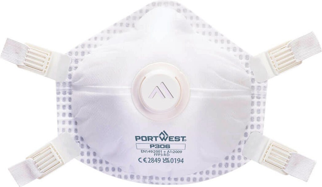 Portwest P306 FFP3 Ultimate Valved Reusable Respirator (Pk5)