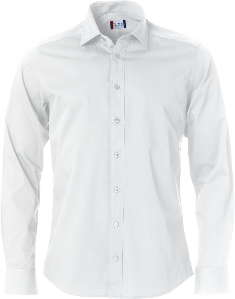 [027950-00-3] Clique 027950 Clark Shirt (wit (0), XS)