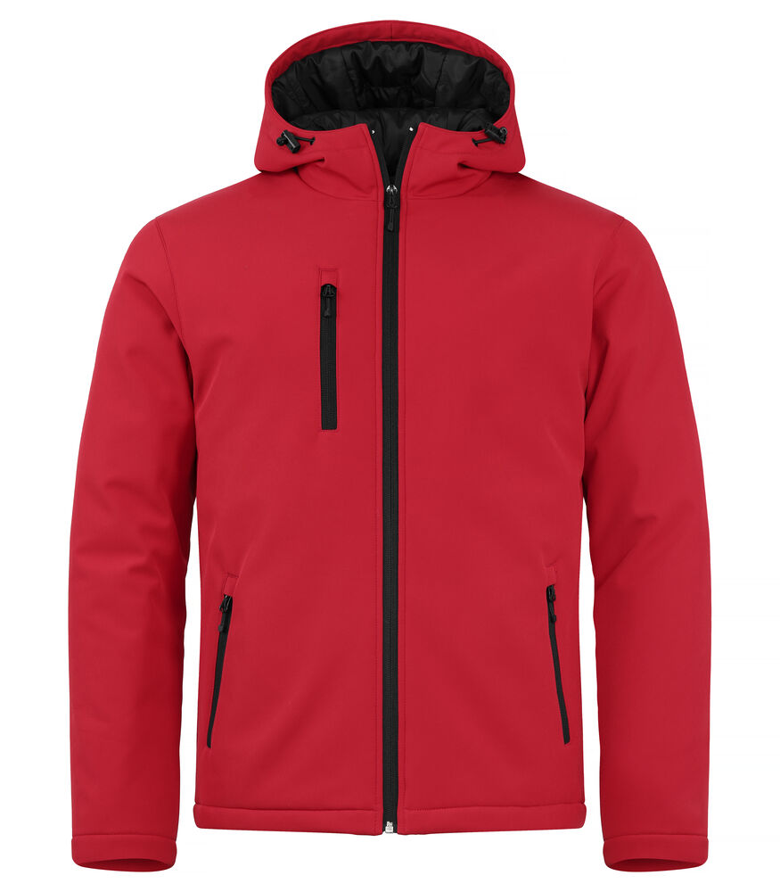 [020952-99-3] Clique 020952 Padded Hoody Softshell Jacket (zwart (99), XS)