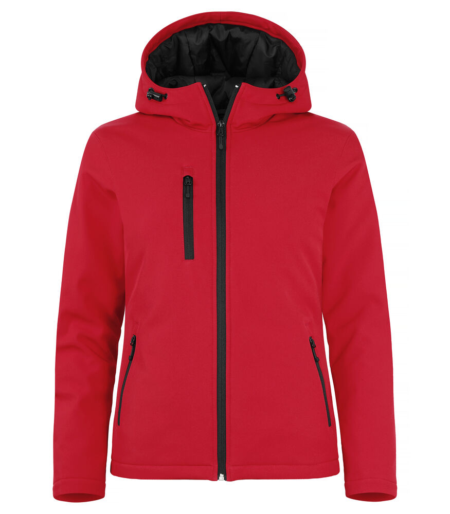 [020953-99-3] Clique 020953 Padded Hoody Softshell Jacket Women (zwart (99), XS)