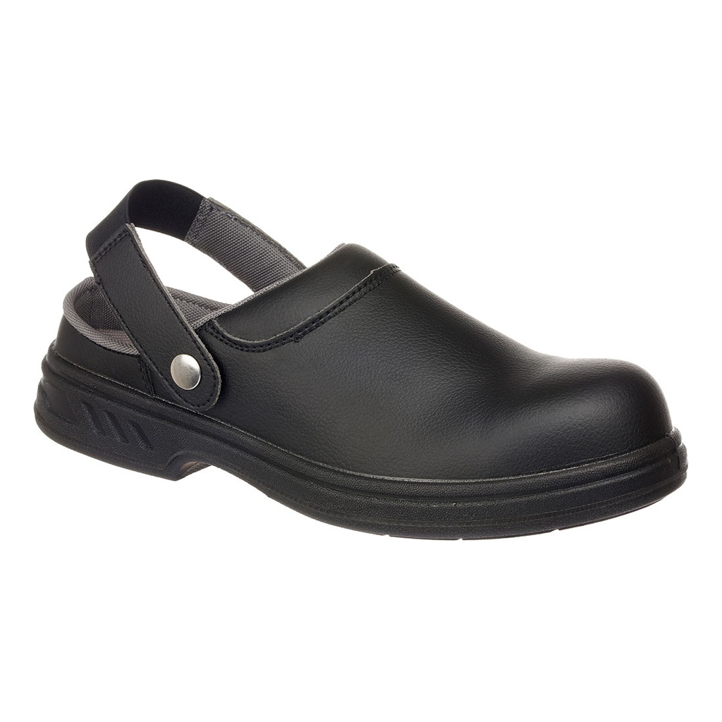 [FW82BKR34] Portwest FW82 Steelite Safety Clog SB (Black, 34)