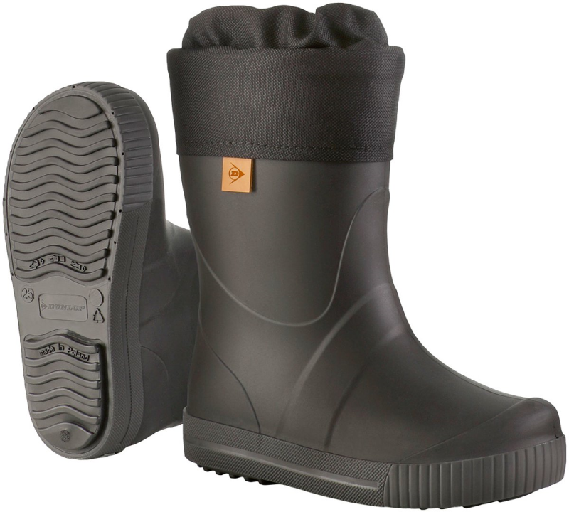 [918153] Dunlop PA0HH45 Puddle Jumper bont gevoerd Zwart (25/26)
