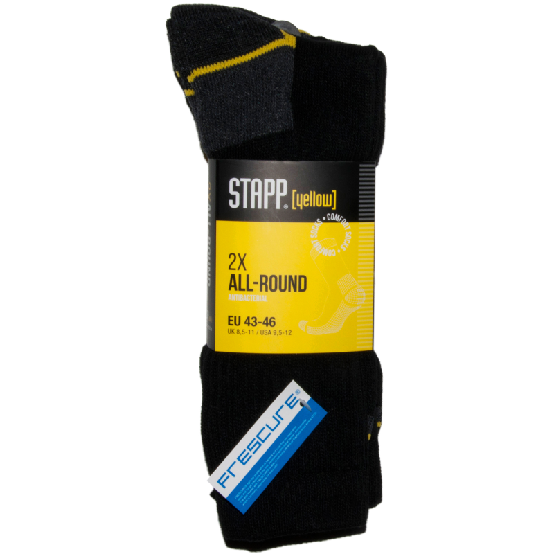 [168335] Stapp Yellow All Round 2-Pack Sokken 4410 (42, 499 Marine)