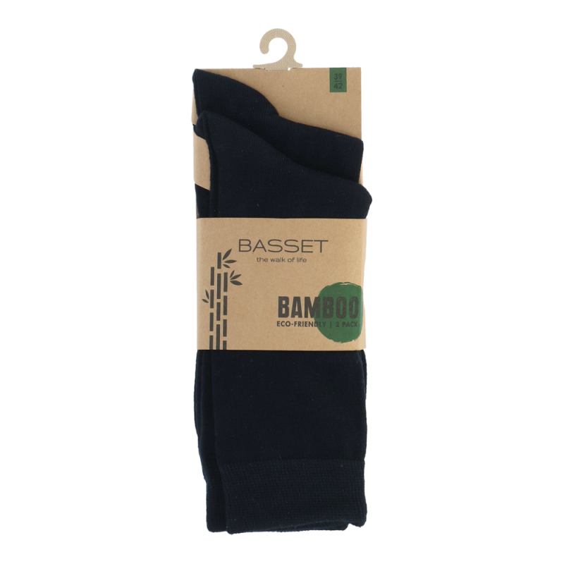 [583590] Basset Bamboo Sokken 2-pack 31020 (35, Antraciet)