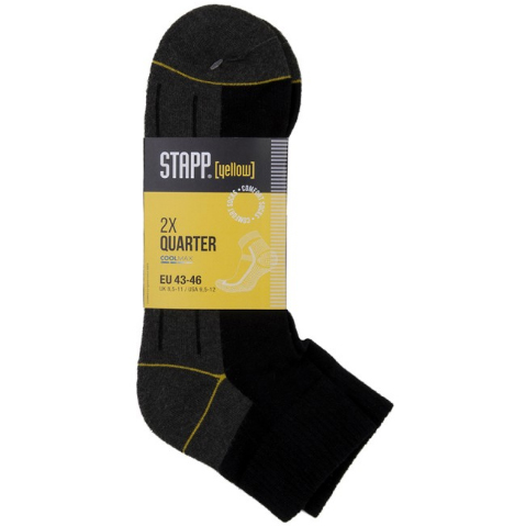[383218] Stapp Yellow Quarter 2-Pack Sokken 4435 (42)
