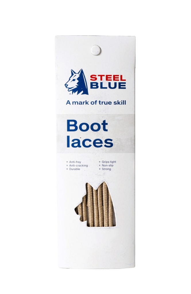 [897082] Steel Blue Veters/Laces Sand 110 cm 2 Paar (Dealers only)